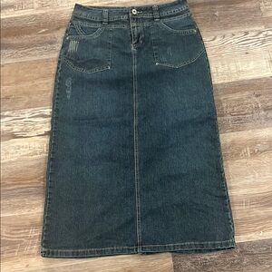 Cato Indigo Denim Skirt